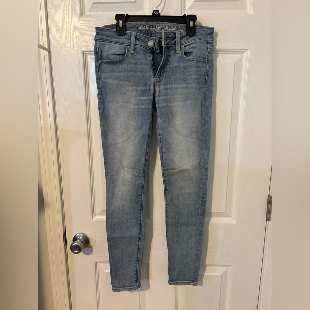 American Eagle Outfitters Light Wash Jeggings